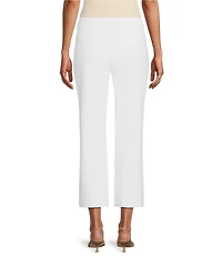 Investments Pull-On Light Weight Ponte Kick Flare Crop Pants