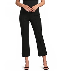 Investments Pull-On Light Weight Ponte Kick Flare Crop Pants
