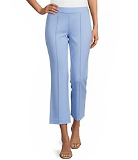 Investments Pull-On Light Weight Ponte Kick Flare Crop Pants