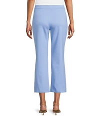 Investments Pull-On Light Weight Ponte Kick Flare Crop Pants