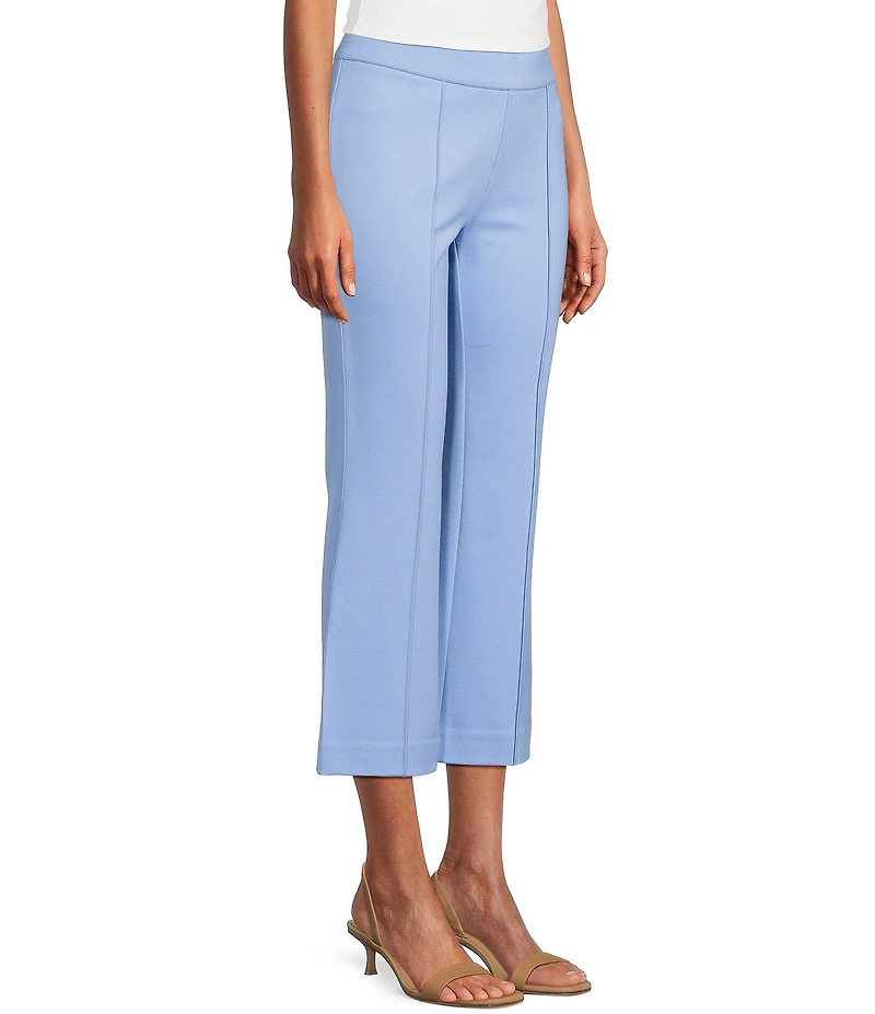 Investments Pull-On Light Weight Ponte Kick Flare Crop Pants