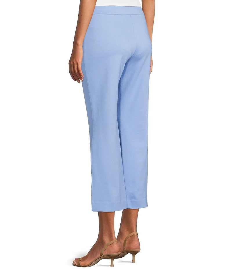 Investments Pull-On Light Weight Ponte Kick Flare Crop Pants