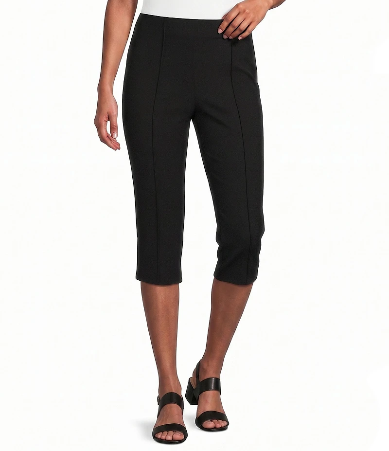 Investments Pull-On Pintuck Capri Pants