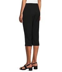 Investments Pull-On Pintuck Capri Pants