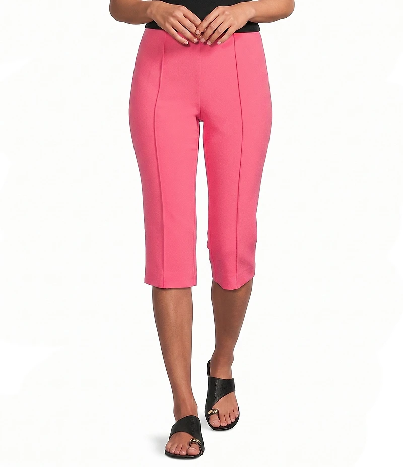 Investments Pull-On Pintuck Capri Pants