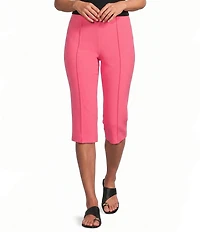 Investments Pull-On Pintuck Capri Pants