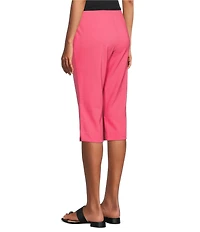 Investments Pull-On Pintuck Capri Pants