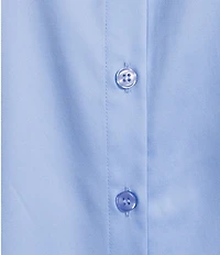 Investments Rachel 3/4 Sleeve Point Collar Button Front Shirt