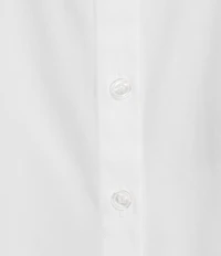 Investments Rachel 3/4 Sleeve Point Collar Button Front Shirt