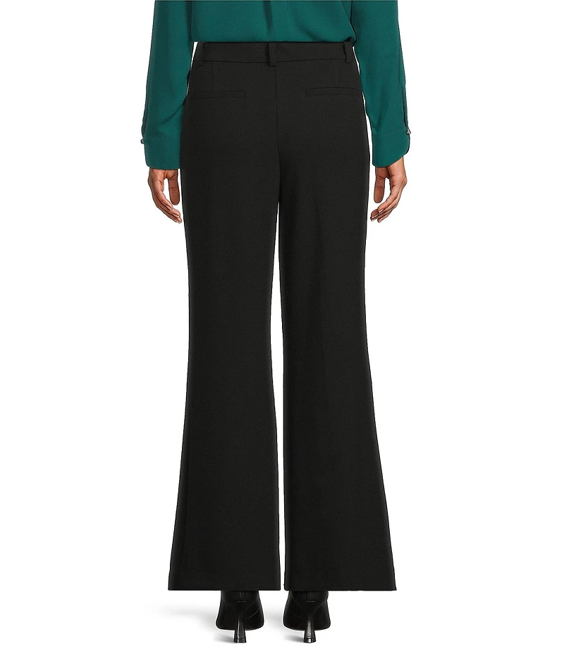 Investments Flare Leg Pull-On Basket Weave Pants