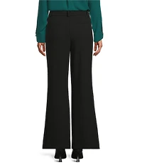 Investments Flare Leg Pull-On Basket Weave Pants