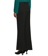 Investments Flare Leg Pull-On Basket Weave Pants