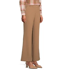 Investments Flare Leg Pull-On Basket Weave Pants