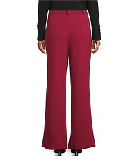 Investments Flare Leg Pull-On Basket Weave Pants
