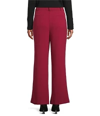 Investments Flare Leg Pull-On Basket Weave Pants