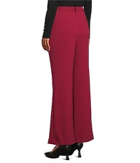 Investments Flare Leg Pull-On Basket Weave Pants