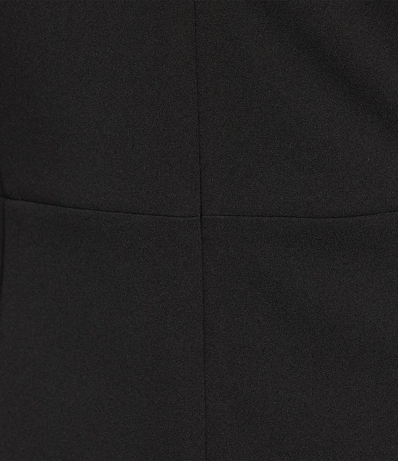 Investments Scuba Crepe 3/4 Sleeve Ballet Neck Sheath Dress