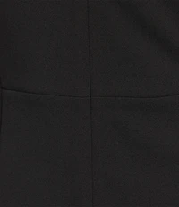 Investments Scuba Crepe 3/4 Sleeve Ballet Neck Sheath Dress