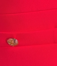 Investments Scuba Crepe 3/4 Sleeve Crew Neck Sheath Dress