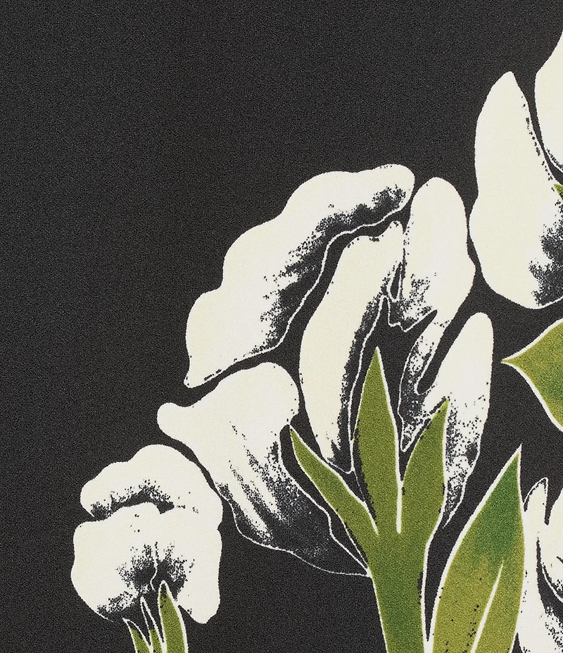 Investments Scuba Crepe Floral Bouquet 3/4 Sleeve Fit And Flare Dress