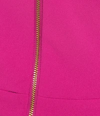 Investments Scuba Crepe Sleeveless Fit And Flare Dress