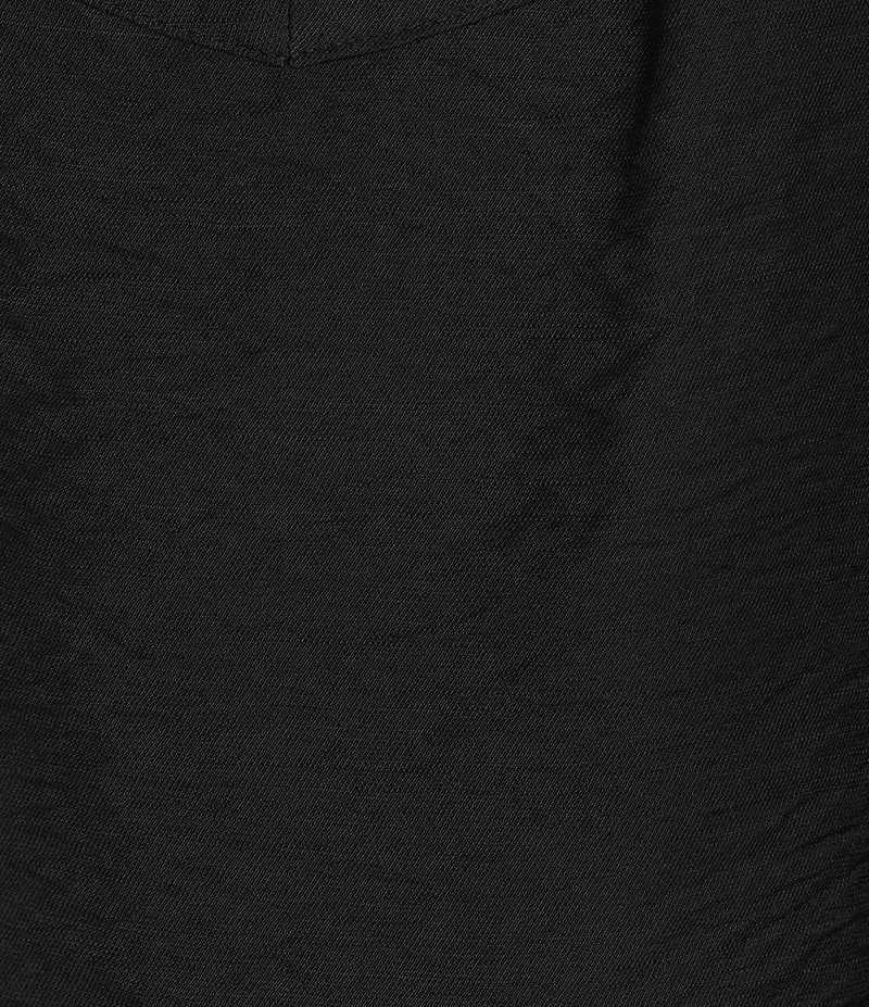 Investments Short Ruffle Sleeve Split V-Neck Crinkle Blouse