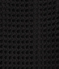 Investments Short Sleeve Crew Neck Open Stitch Top