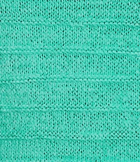 Investments Short Sleeve Crew Neck Tape Yarn Top