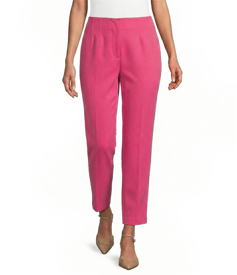 Investments Slim Leg Ankle Pull-On Pique Pants