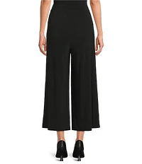 Investments Soft Separates Elastic Waist Wide Leg Pull-On Crop Pants
