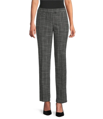 Investments Static Grid 5TH AVE fit Straight Leg Tummy Control Pants