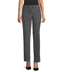 Investments Static Grid 5TH AVE fit Straight Leg Tummy Control Pants