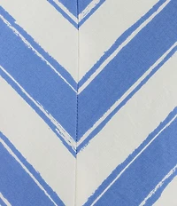 Investments Stripe Short Sleeve Square Neck Tie Belt Midi Dress