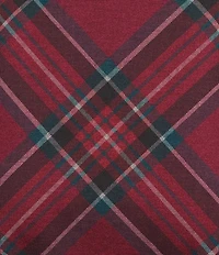 Investments Tartan Plaid Pull-On A-Line Midi Skirt