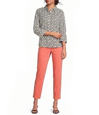 Investments the PARK AVE fit Elite Stretch Ankle Straight Pants
