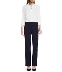 Investments the PARK AVE fit Stretch Straight Leg Pants