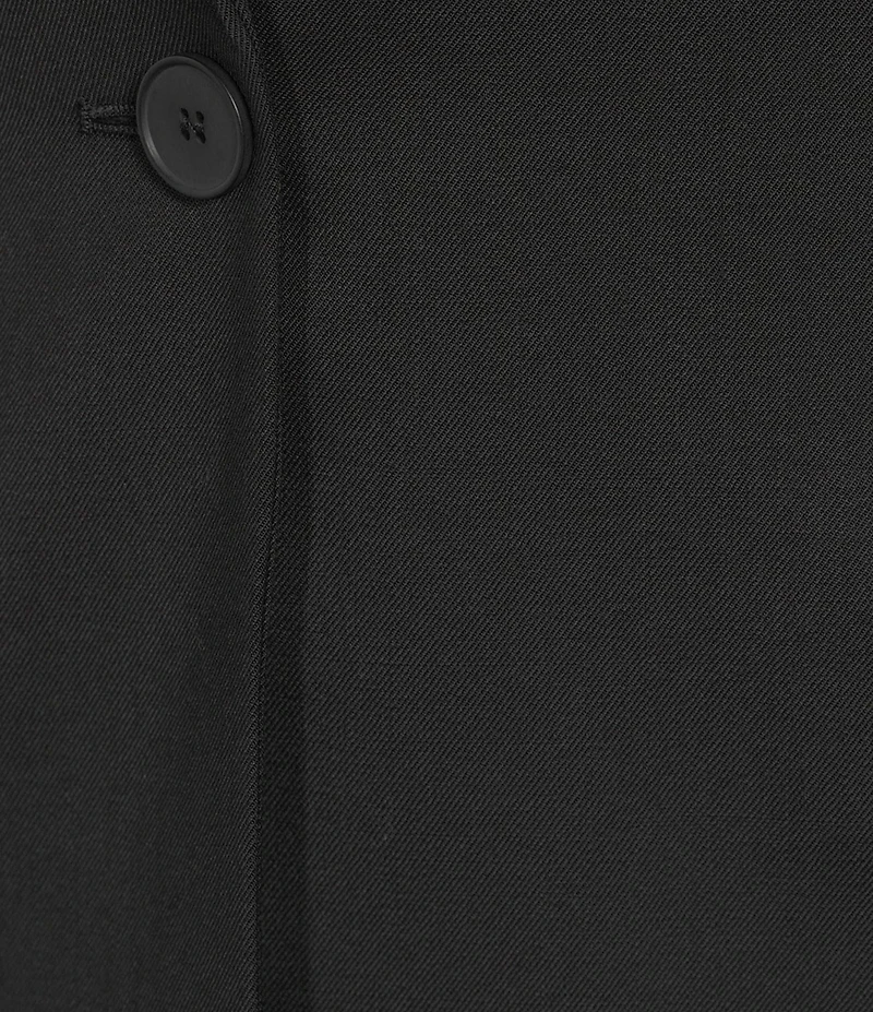 IRO Allan Woven Wool Blend Point Lapel Long Sleeve One-Button Blazer