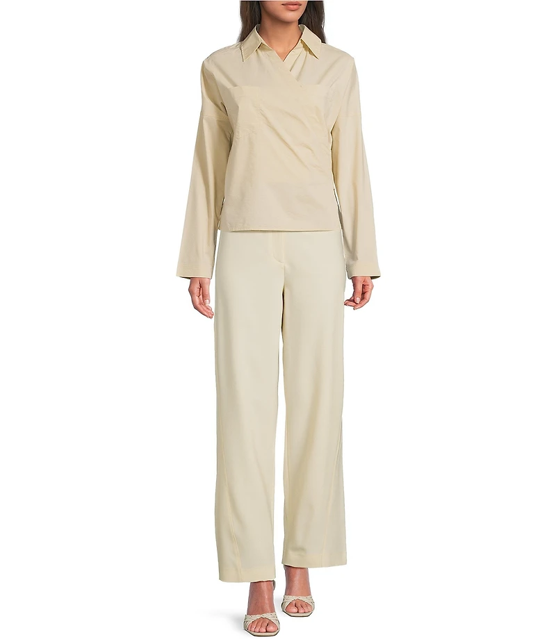 IRO Aluri Mid-Rise Straight Leg Pants