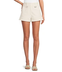 IRO Bira Flat Front Belt Loop Shorts