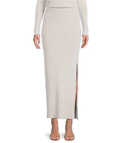 IRO Carlota Ribbed Knit Coordinating Pull-On Skirt