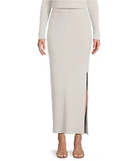 IRO Carlota Ribbed Knit Coordinating Pull-On Skirt