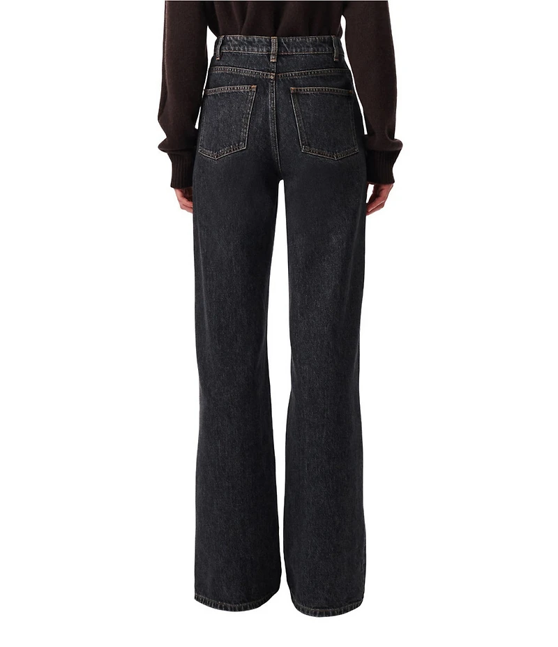 IRO Cassiopee Denim High Rise Wide Leg Jeans