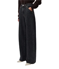 IRO Cassiopee Denim High Rise Wide Leg Jeans