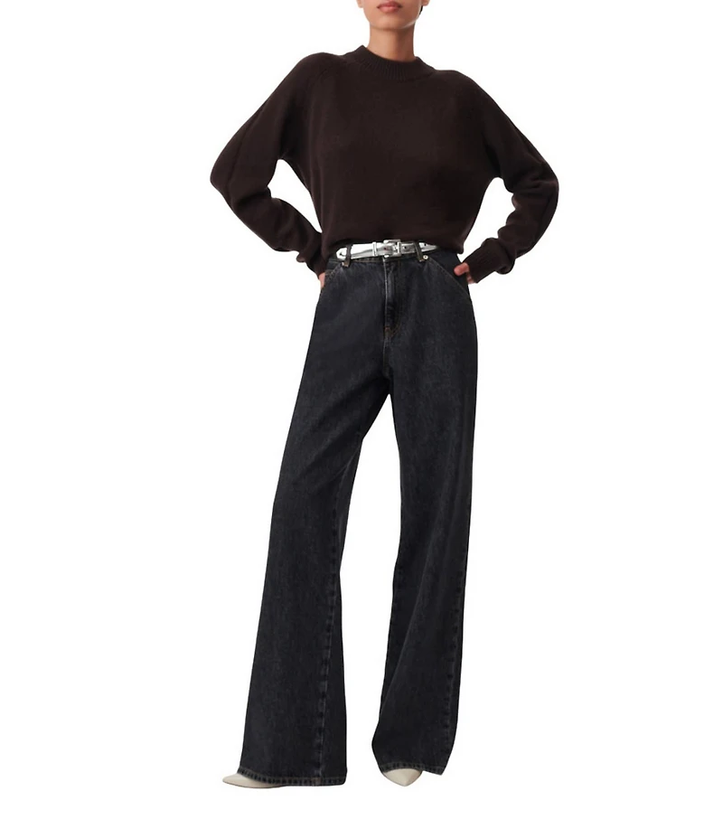 IRO Cassiopee Denim High Rise Wide Leg Jeans