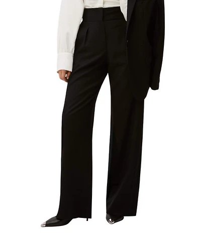 IRO Catanis Wool Blend High Waist Wide Leg Trousers