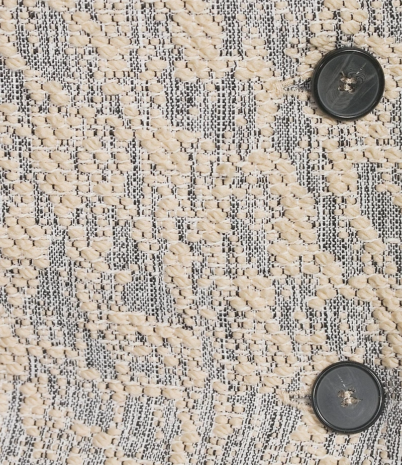 IRO Elixio Tweed High-Rise Wrap Button Front Mini Skirt