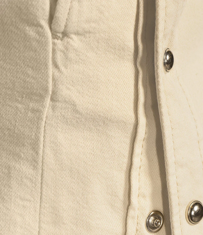 IRO Fayez Woven High Rise Side Snap Shorts