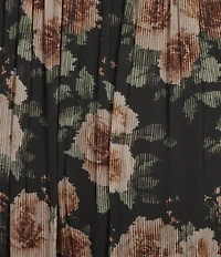 IRO Luano Coordinating Woven Floral Print Ruffle Maxi Skirt