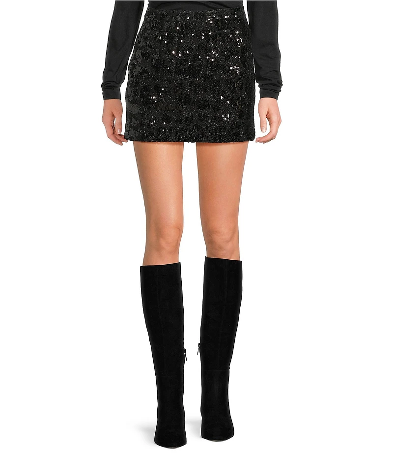 IRO Opina Sequin Mini Skirt
