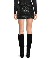 IRO Opina Sequin Mini Skirt